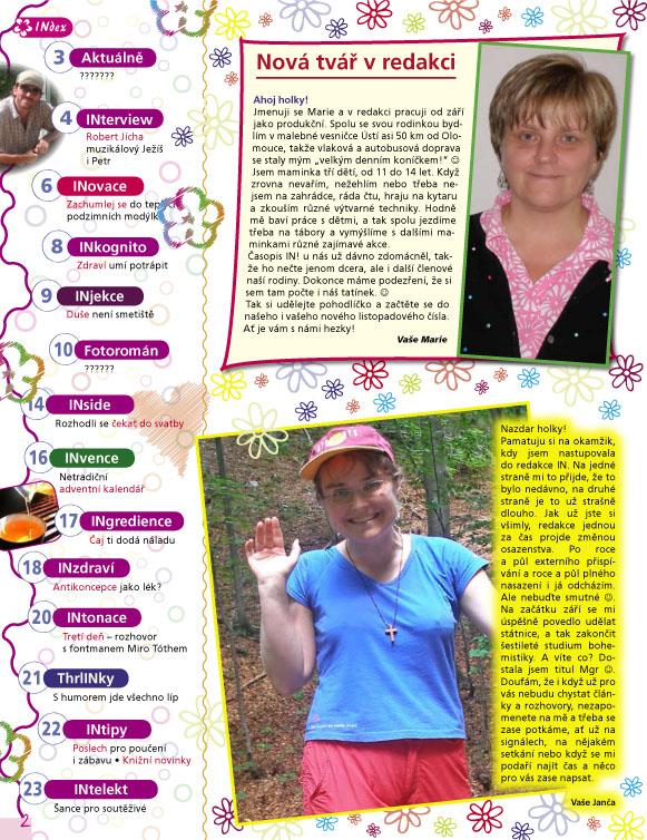 Ukázka časopisu IN - Listopad 2008